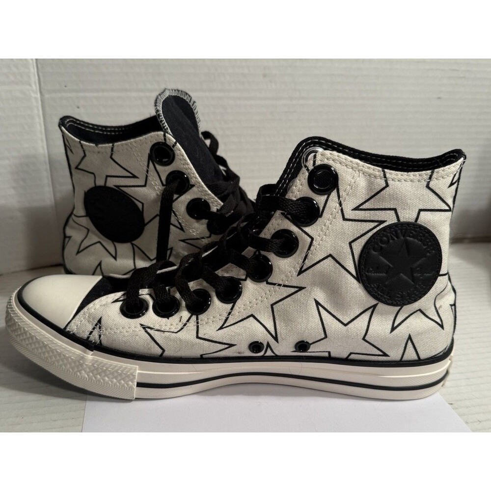 Converse Billie Eilish Sneakers Fat White Laces Hit Me Hard Soft Sz W10 M8 Stars